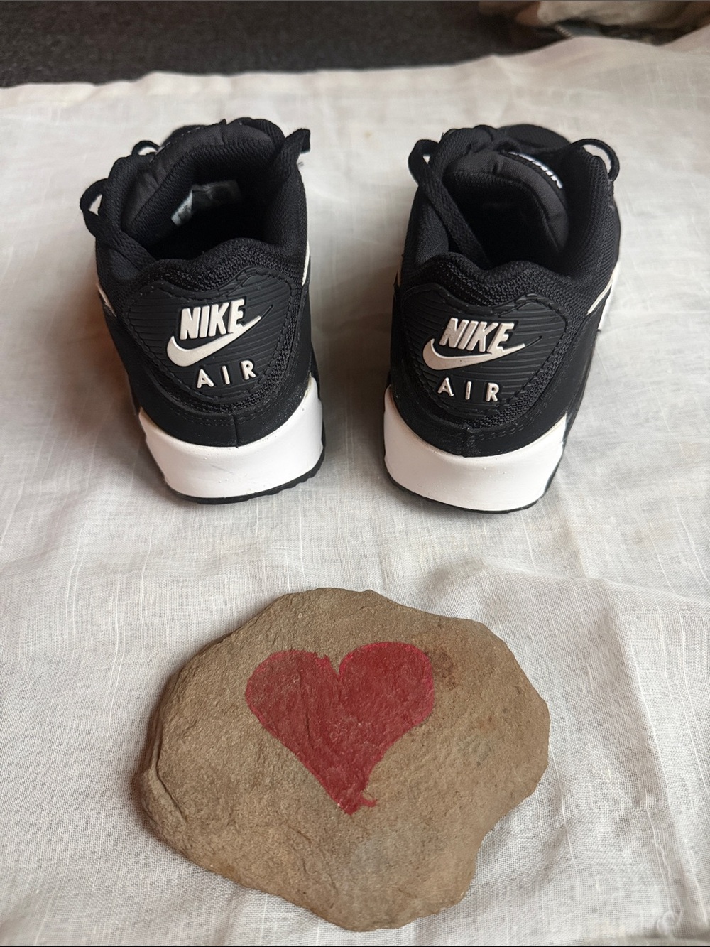 Nike Air Max Black and White Low-Top Sneakers - Picture 3 of 5